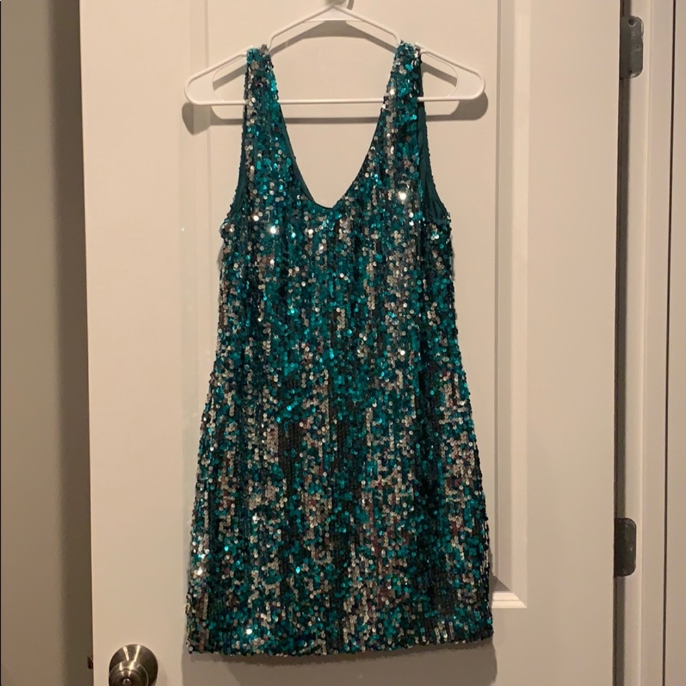 Charlotte Russe XL Sparkle Sleeveless Dress